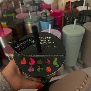BNWT Halloween Starbucks tumblers